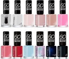 RIMMEL 60 SECONDS Nail Polish / Varnish 8ml Super Shine *CHOOSE YOUR SHADE*