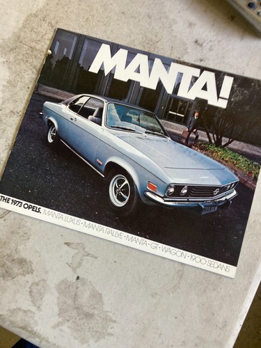 Manta 1973 opel car - manta, 1