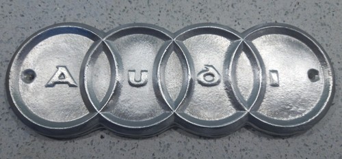 Audi sign cast aluminium - sign,