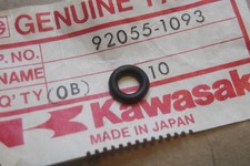 KAWASAKI KLR250 ZX6R JS440 JS550 GENUINE CARB' DRAIN PLUG O-RING - # 92055-1093