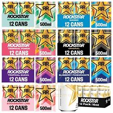 Rockstar Sugar Free Energy Drink 8 Different Flavour 500ml x 12 Cans