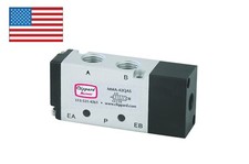 Quantity of 3 Clippard MMA-42QAS, 4 Way Air Pilot Valve, 1/4" NPT, 2 Position