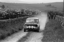 Mini Clubman ERC Rally Car 1971 Racing Old Photo 2