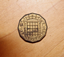 *VINTAGE* 1959 THREE PENCE