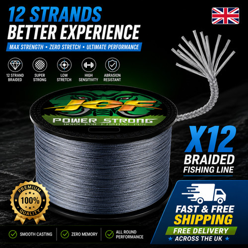 Strands braided fishing - 12,