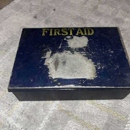 Antique handy first aid kit - antique,