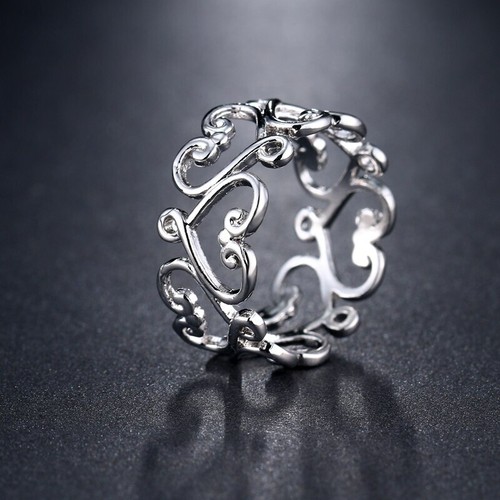 Platinum plated finger ring - finger,