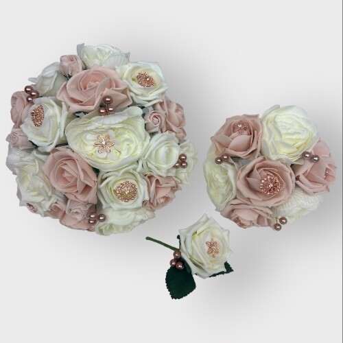 Wedding bouquets rose - bouquets, gold