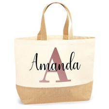 Rose Gold Name and Initial