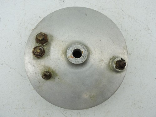 Front wheel brake plate and - wheel,
