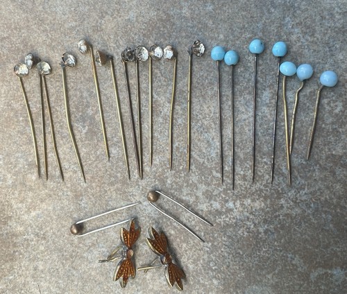Vintage short hat - short, pins