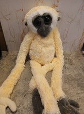 beautiful large cuddly cream Monkey, excellent condition, 33 inches in lenght