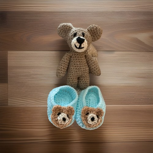 Handmade crochet baby - handmade, blue