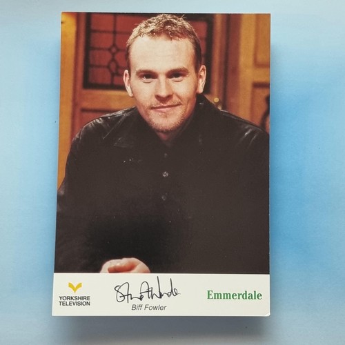 Emmerdale cast card c1995 - emmerdale,