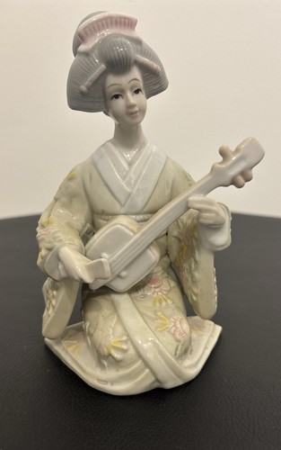 Japanese geisha figurine - japanese,