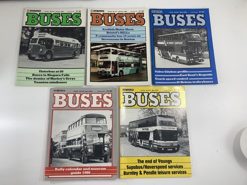 Vintage buses magazine bundle - magazine,