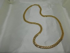 9ct Gold Hollow Faceted Edge