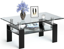 Coffee Table Glass Rectangular