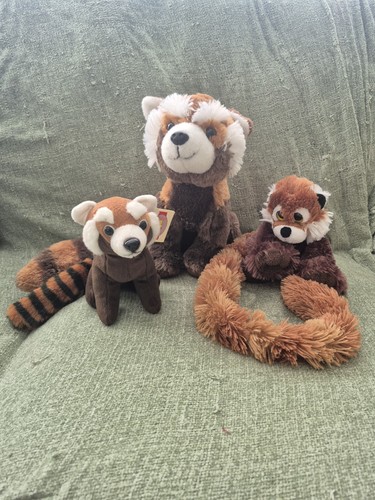 Red panda plush soft - plush,