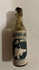 Vintage Circa 1920s Bottle Iceland ADE Lime Drink Liquid Mix NOS Sax-M-Vit Empty