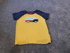 Frugi Camper Van T Shirt VW Bay Window Style 6-7 Boys Girls Unisex