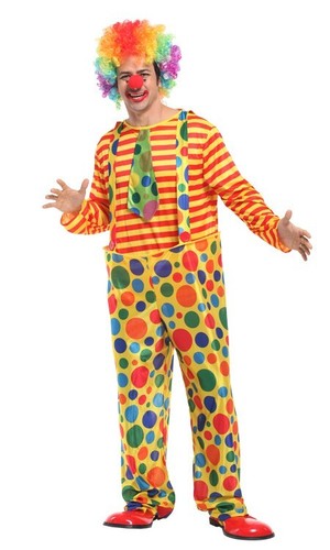 Mens clown costume classic - mens,