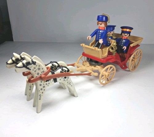 Vintage playmobil horse drawn - playmobil,