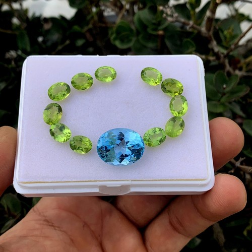 Natural swiss blue topaz - swiss,