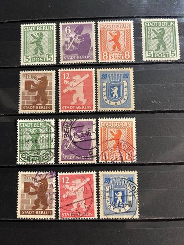 German stamps 1945 allied - german,