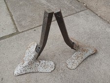 Pair of duck feet hoe blades.BMB Anzani Allen Scythe Mayfield Trusty Tractor
