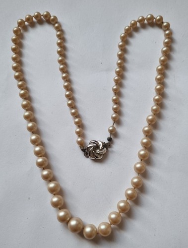 Perlex 835 silver old necklace - perlex,