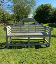 QUALITY WEATHERED LUTYENS TEAK