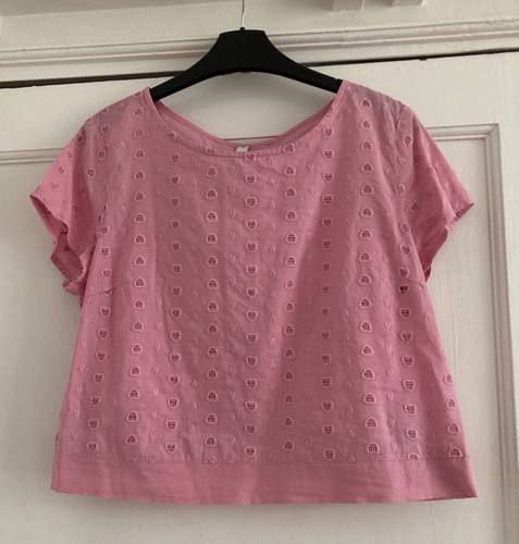 Pretty pink short sleeved - short,