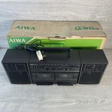 Aiwa CA-W35 Portable Stereo Boombox Ghetto Blaster Vintage Radio SEE DESCRIPTION