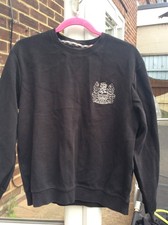 Men’s Aquascutum  Sweatshirt Jumper Black Size L