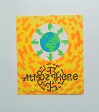 Atmosphere 1989 Private Party Rave Flyer Acid House Adamski, Tony Wilson, Fabio