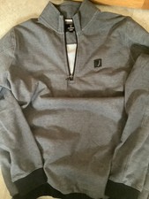 Guniess mens pullover quarter zip size large