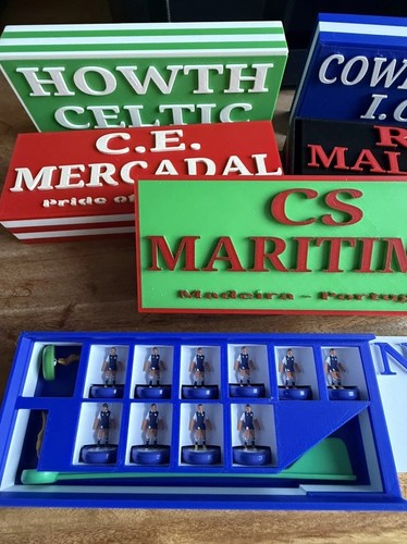 Custom printed subbuteo - 3d,