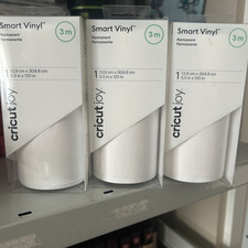 NEW - 1 X Cricut Joy Smart Vinyl Permanent White - 3 Meters / 10 Feet