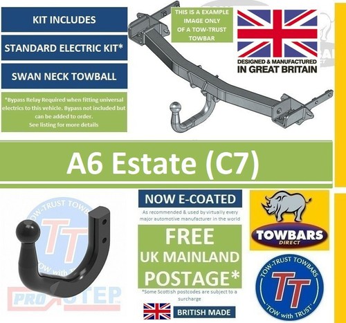 Towbar swan neck for - swan, audi