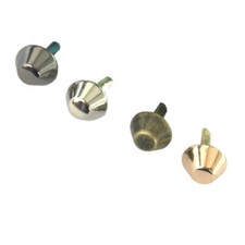 12mm Mushroom Cone Studs Screw Flat Head Rivets for Handbags Jacket Belt