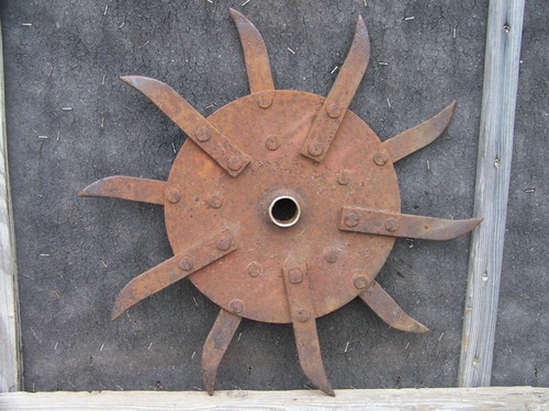 Rotary hoe tiller - tiller, art