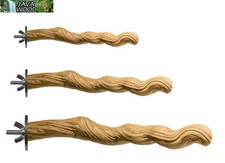 JAVA WOOD NATURAL WOODEN LIANA VINE PERCH AFRICAN GREY CAGE BIRD PERCH 3 SIZES