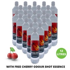 Bio Ethanol Fuel 1-48L Bioethanol for fireplaces + FREE CHERRY ODOUR SHOT
