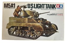 Tamiya US Light Tank M5A1 Model Kit 1/35 Scale 35097 Boxed Old Rare Kit