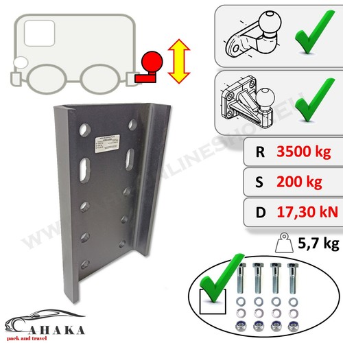 Universal tow bar - universal, hitch