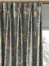 Strawberry Bird Print Made to Measure Curtains W168 x D137cm Pair