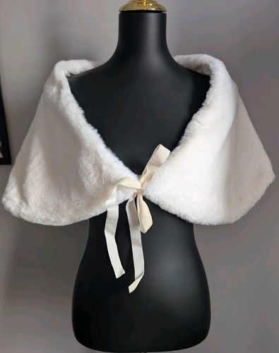 New women wedding faux - wedding, fur