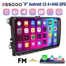 Car Radio Stereo GPS Navi CarPlay Head Unit For VW Amarok Jetta Golf Eos Caddy