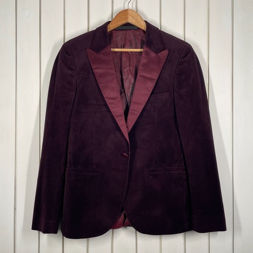 Men velvet blazer - men's, 38r